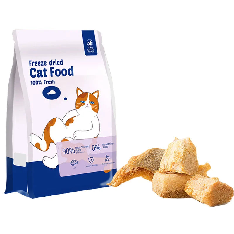 Freeze-dried cat snacks