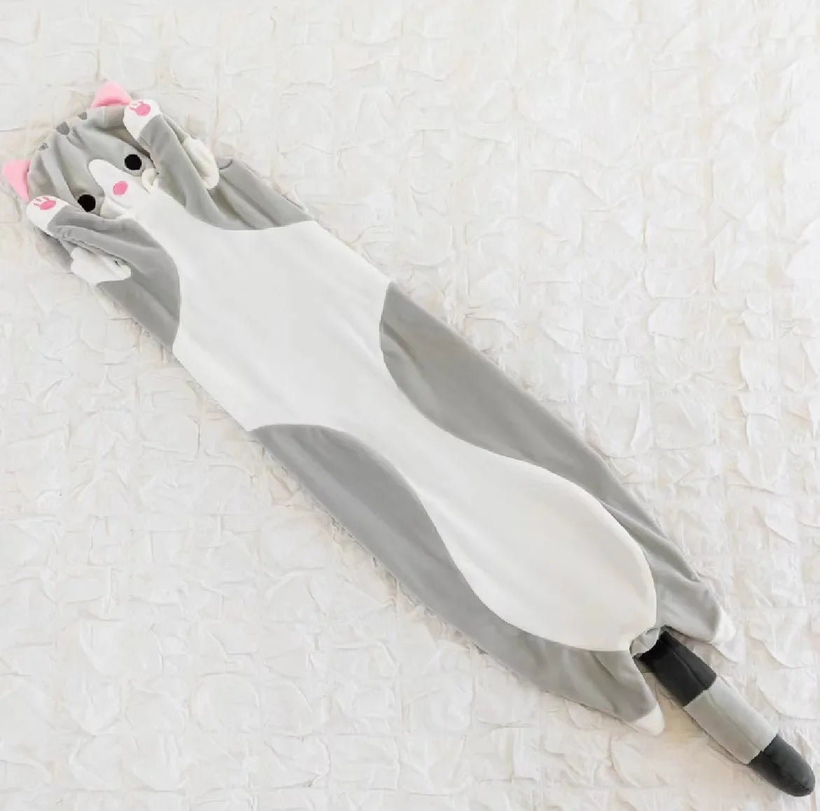 Soft Long Cat Plush Toys Office Nap Pillow Bed Sleep Home Decor Doll for Kids Girl Gift