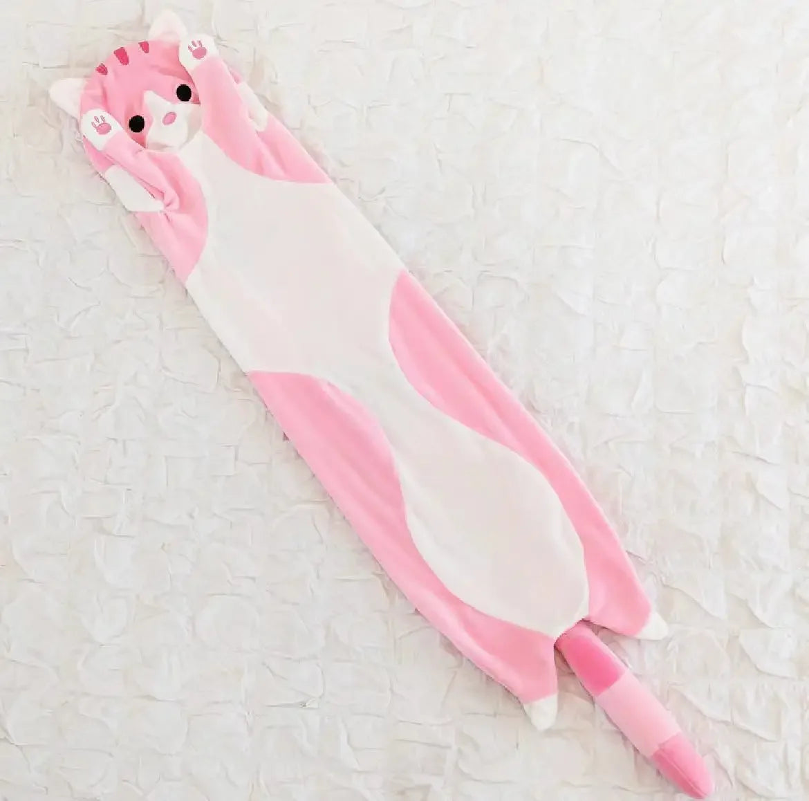 Soft Long Cat Plush Toys Office Nap Pillow Bed Sleep Home Decor Doll for Kids Girl Gift