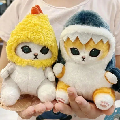 Cute Shark Cat Plush Doll Pendant Beautiful Room And Car Shrimp Cat Decoration Pendant Opening Holiday Boys and Girls Gift