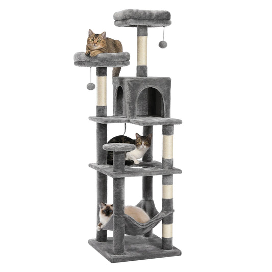 Multi-Level Cat Tree with Hammock