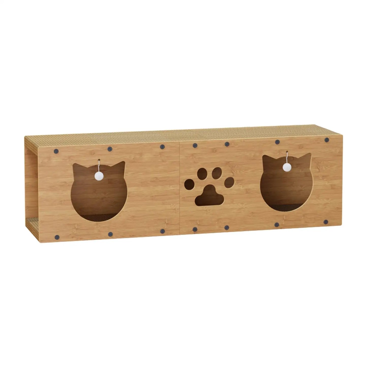 Cat Tunnel Scratcher Furniture Protection for Indoor Cats Interactive Toy