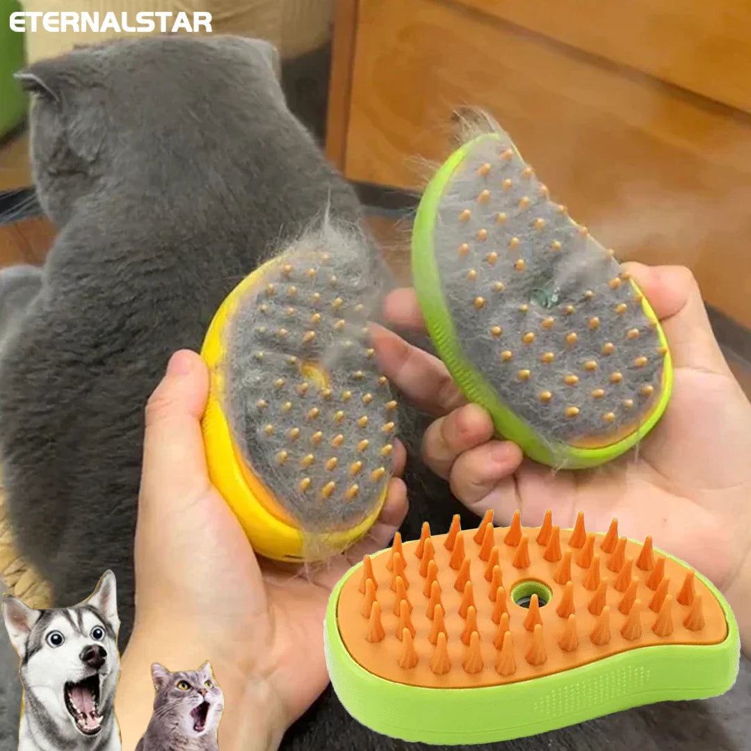 Cat Steam Brush Comb and Massage