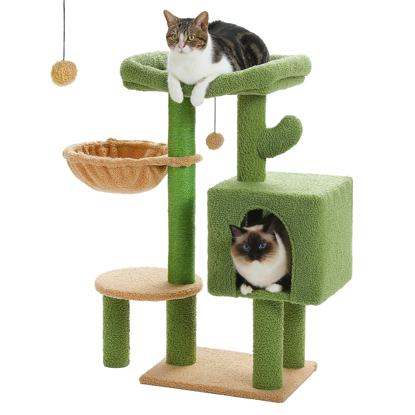 Cactus Cat Tree with Condo