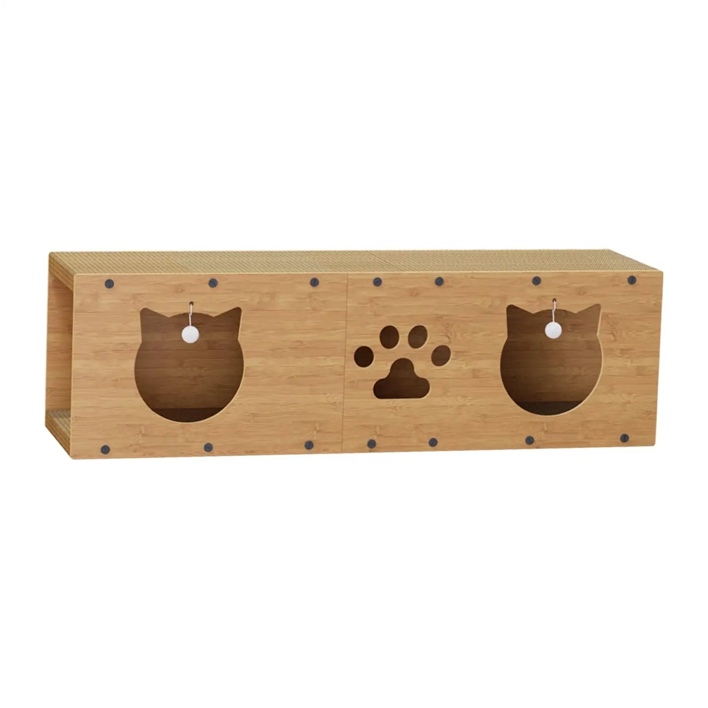 Cat Tunnel Scratcher Furniture Protection for Indoor Cats Interactive Toy