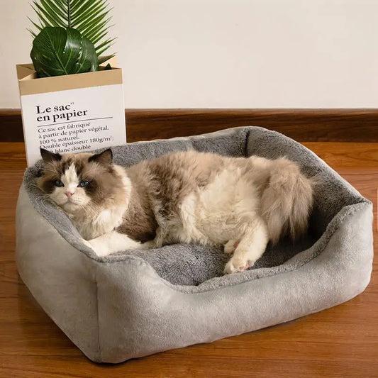 Bed Cats Square Cat's house Cat Sofa Soft Removable for Cat and Small Animals House for Cats Pet Beds Furniture Cat Accessories