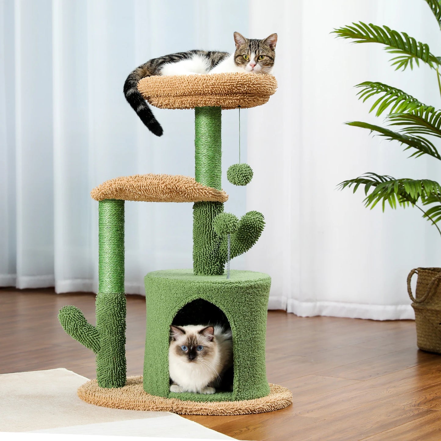 Cactus Cat Tree with Condo